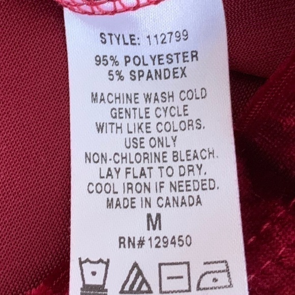 COMO Vintage Red Crushed Red Velvet A-Line Tunic - Picture 12 of 12